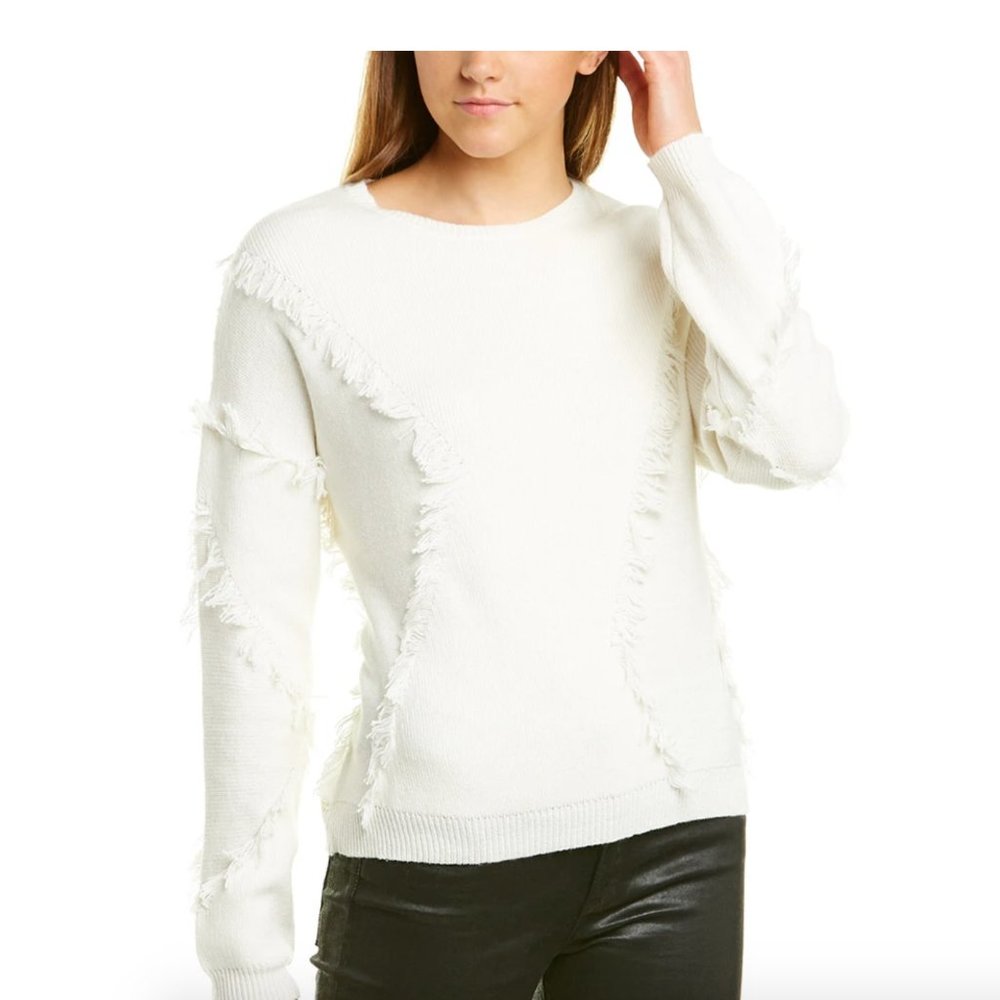 ATM Anthony Thomas Melillo Fringe Sweater